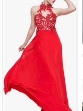 Red Prom Dress Brand New Size
..
Large Aspeed